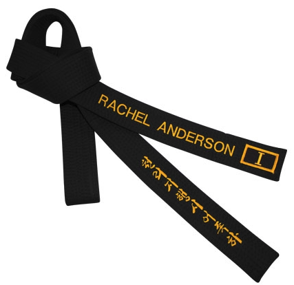 CUSTOM BLACK BELT